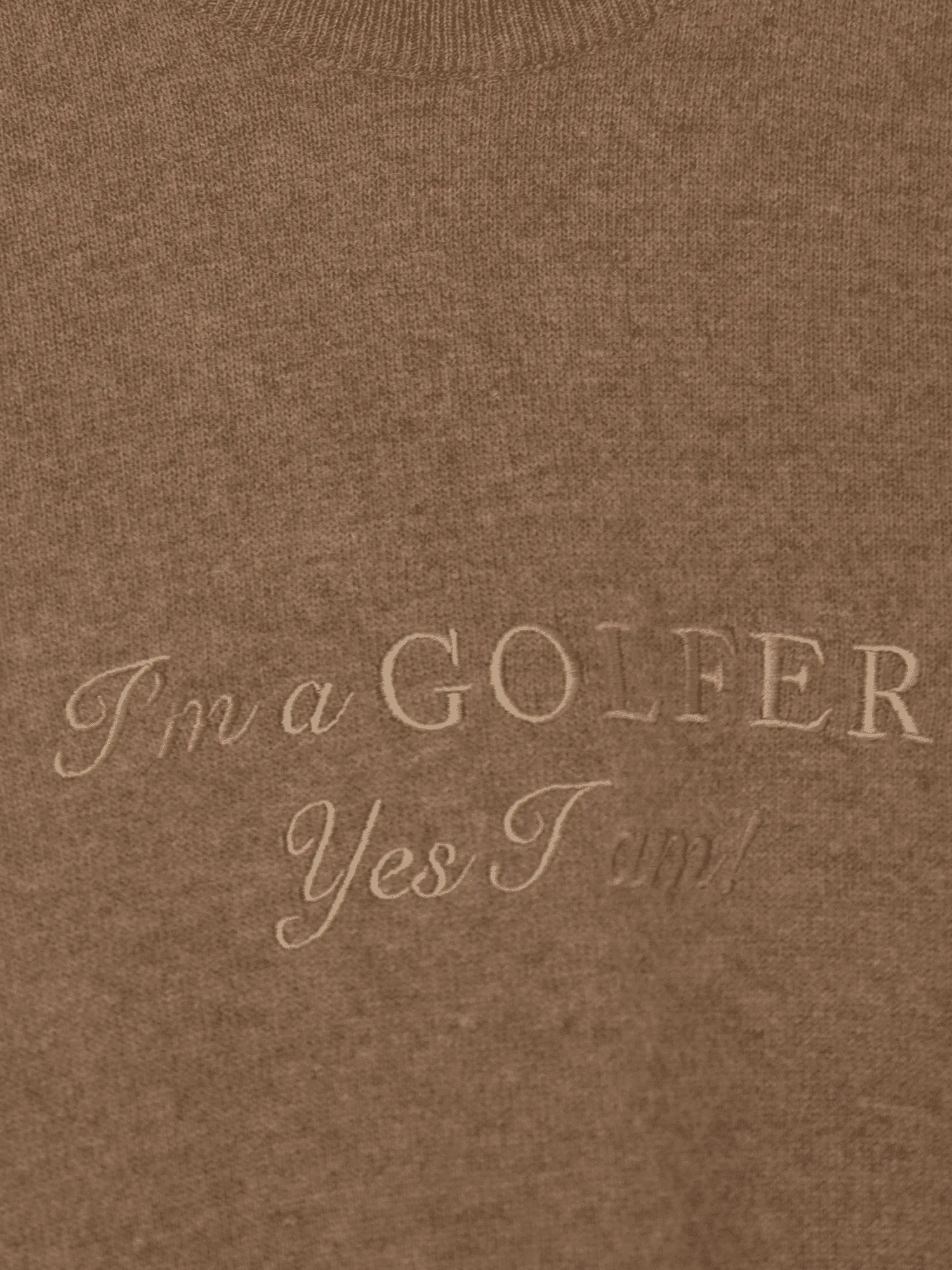 Greg IGY1 Crew neck Menswear Deep Sand sold by Cross Sportswear product image thumbnail 5