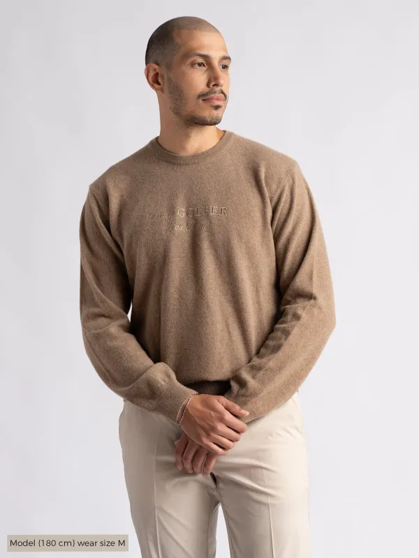 Greg IGY1 Crew neck Menswear Deep Sand sold by Cross Sportswear