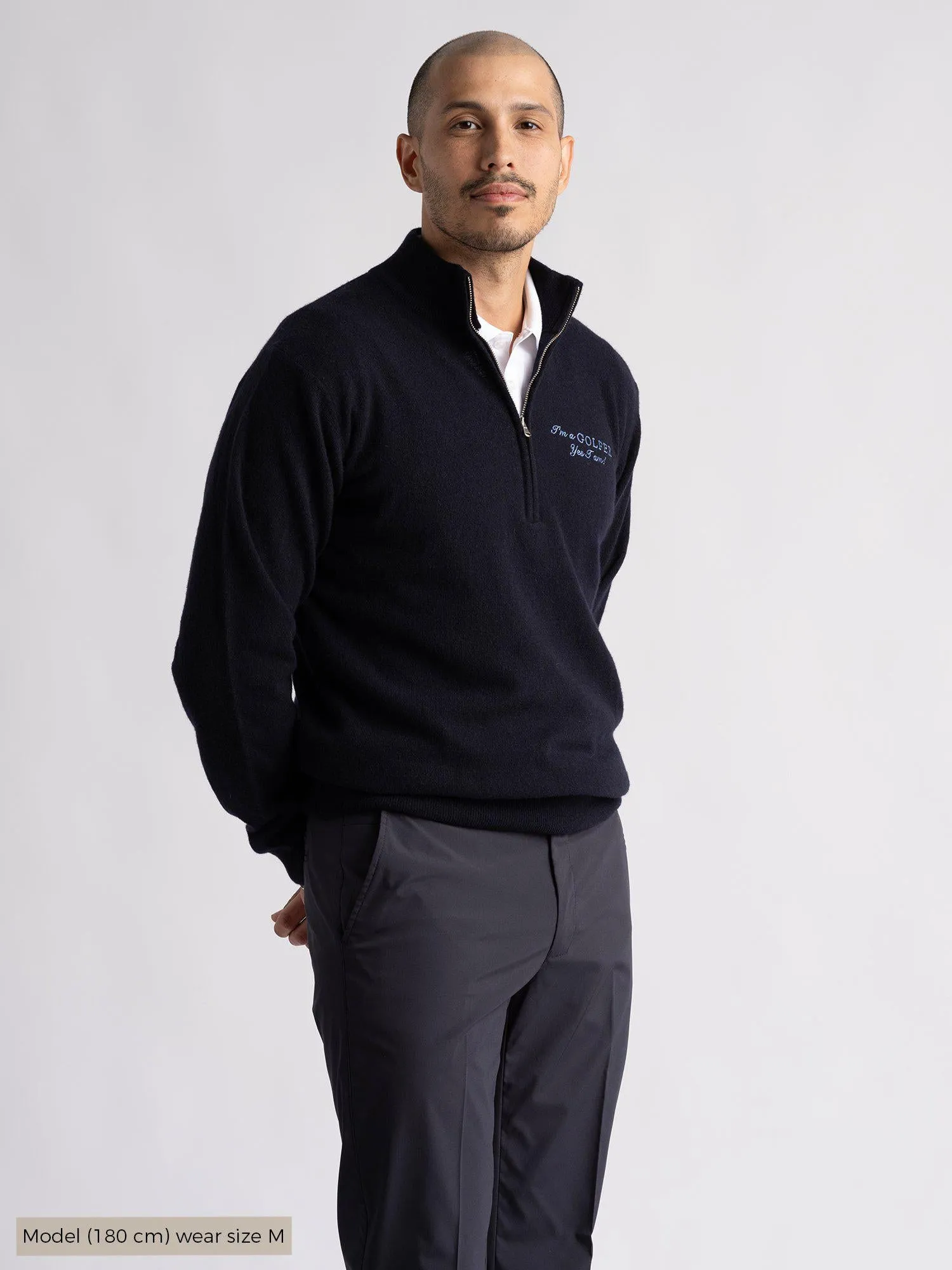 Gordon IGY2 1/2 Zip Menswear Navy sold by Cross Sportswear