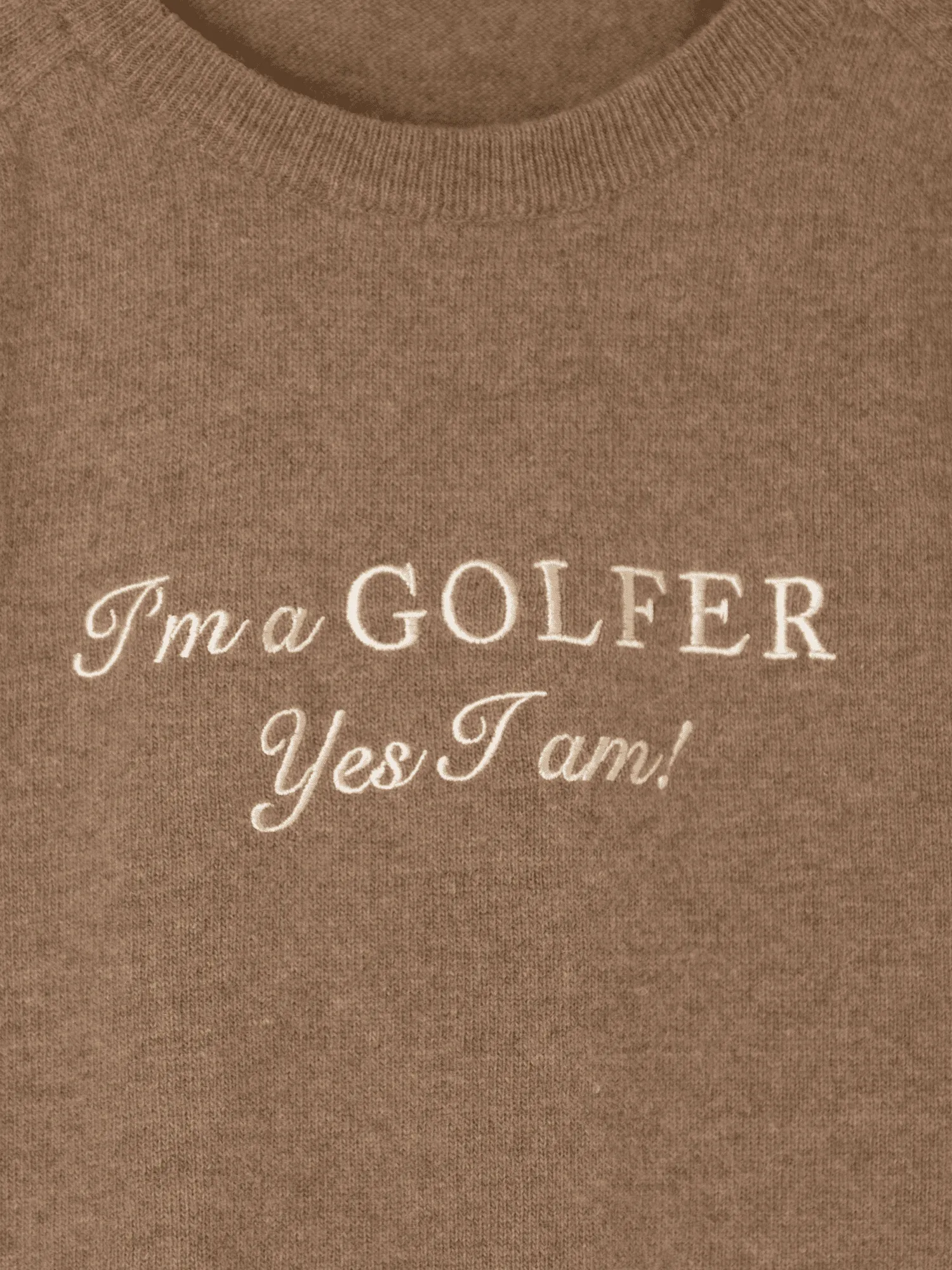 Gillian IGY1 Crew neck Womanswear Deep Sand sold by Cross Sportswear product image thumbnail 5