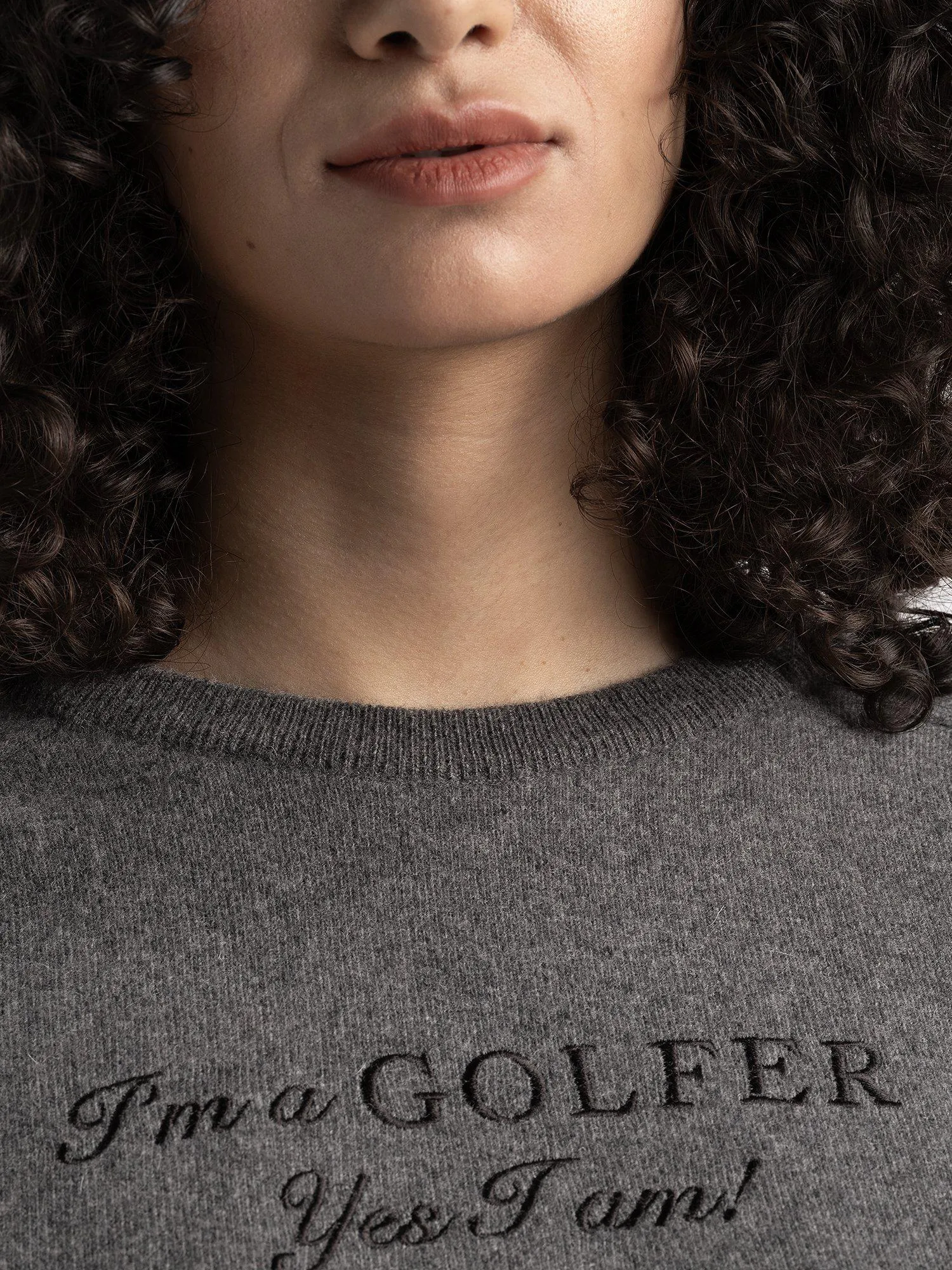 Gillian IGY1 Crew neck Womanswear Deep Grey Melange sold by Cross Sportswear product image thumbnail 2