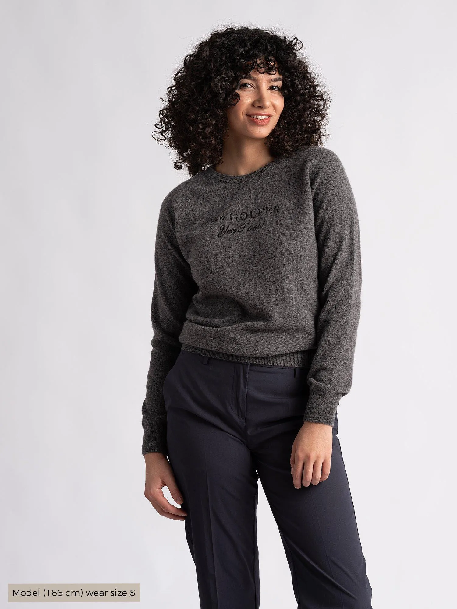 Gillian IGY1 Crew neck Womanswear Deep Grey Melange sold by Cross Sportswear