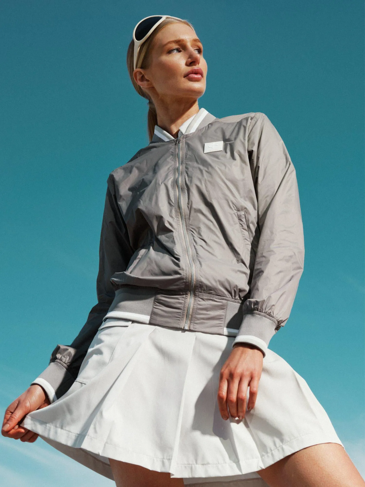 W ZEPHYR JACKET Steel Grey sold by Cross Sportswear product image thumbnail 3