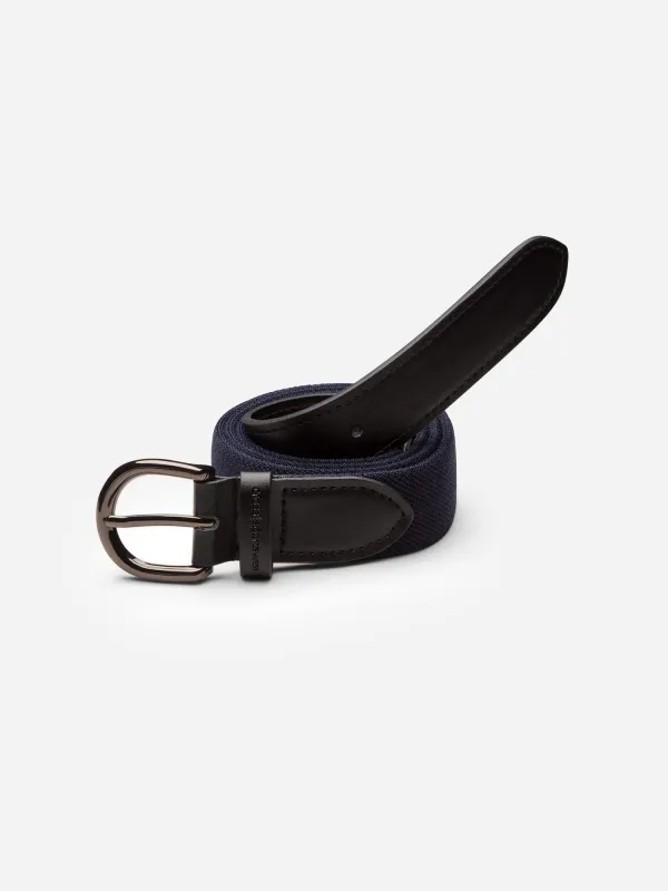 W STRETCH BELT Navy sold by Cross Sportswear