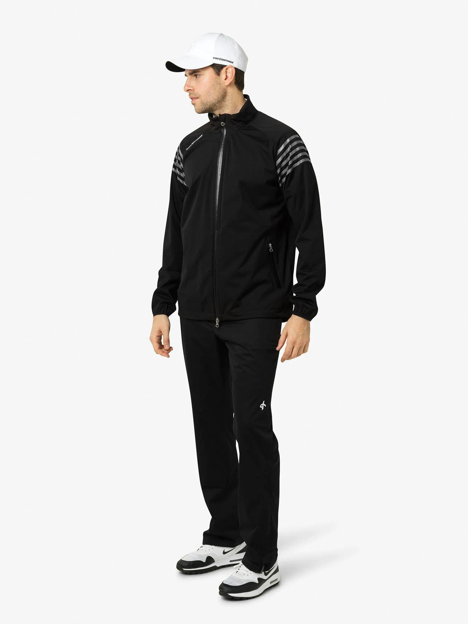 M HURRICANE JACKET Black sold by Cross Sportswear
