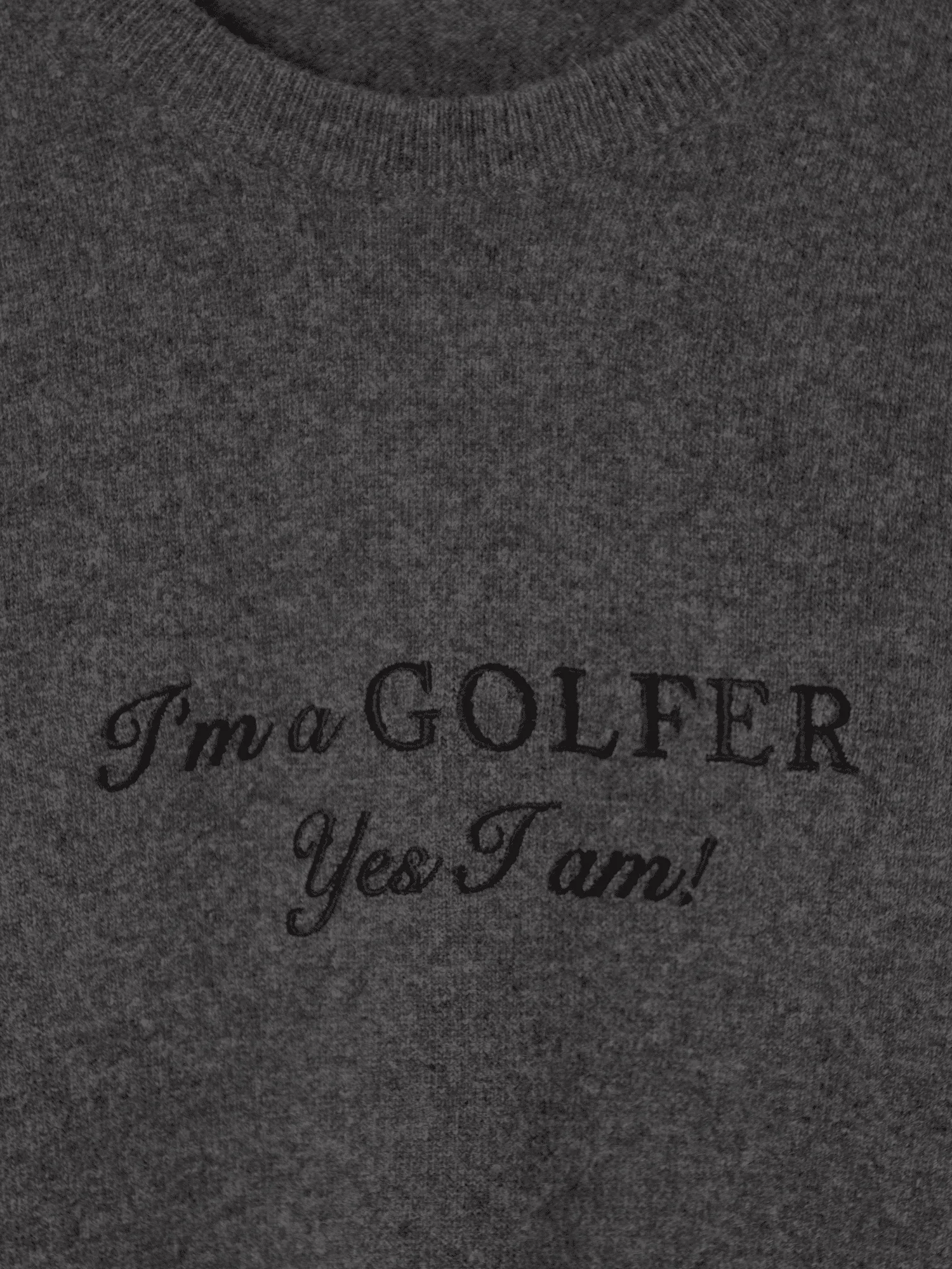 Greg IGY1 Crew neck Menswear Deep Grey Melange sold by Cross Sportswear product image thumbnail 4