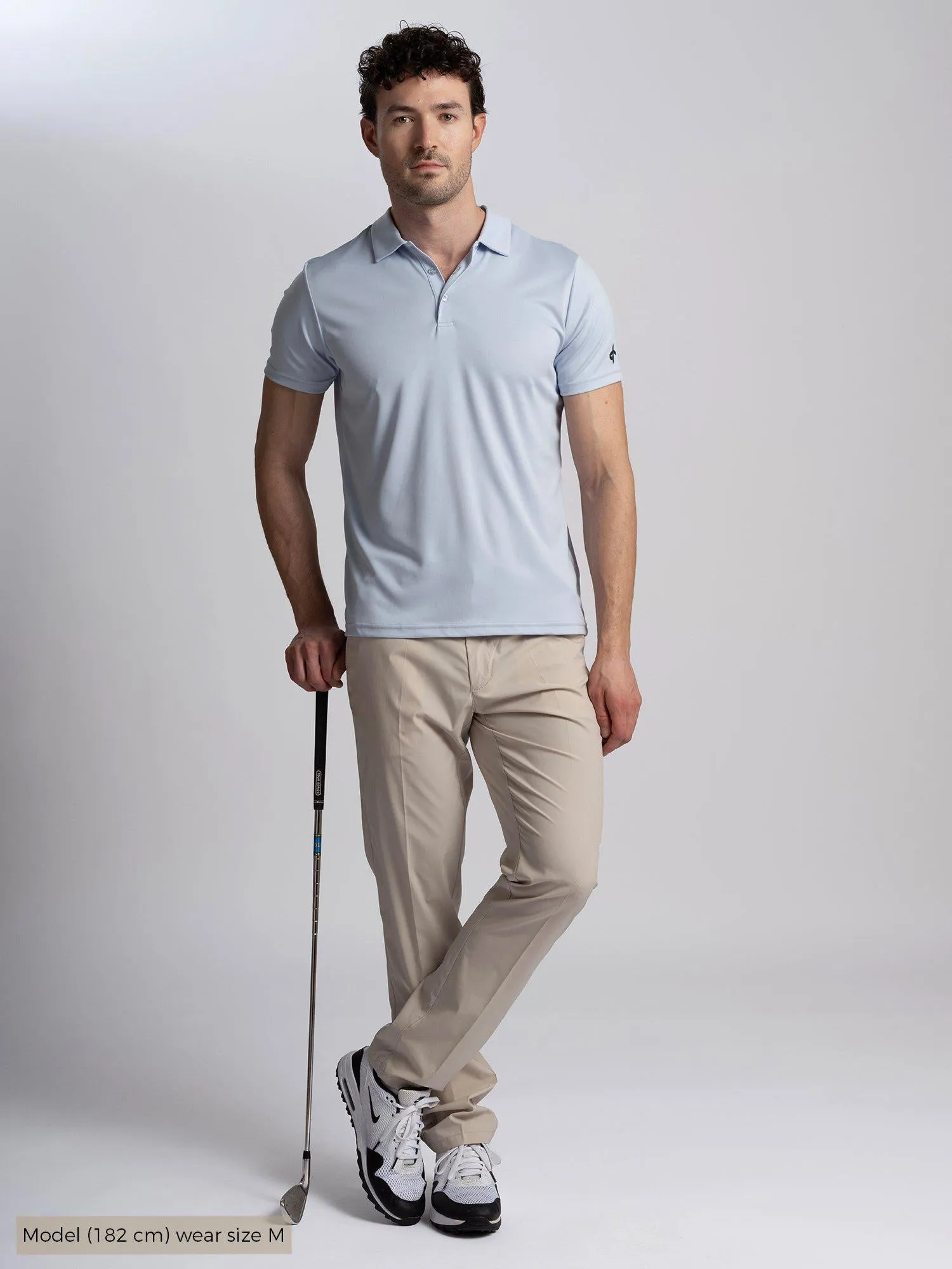 M BRIAN POLOSHIRT Chambray Blue sold by Cross Sportswear product image thumbnail 3