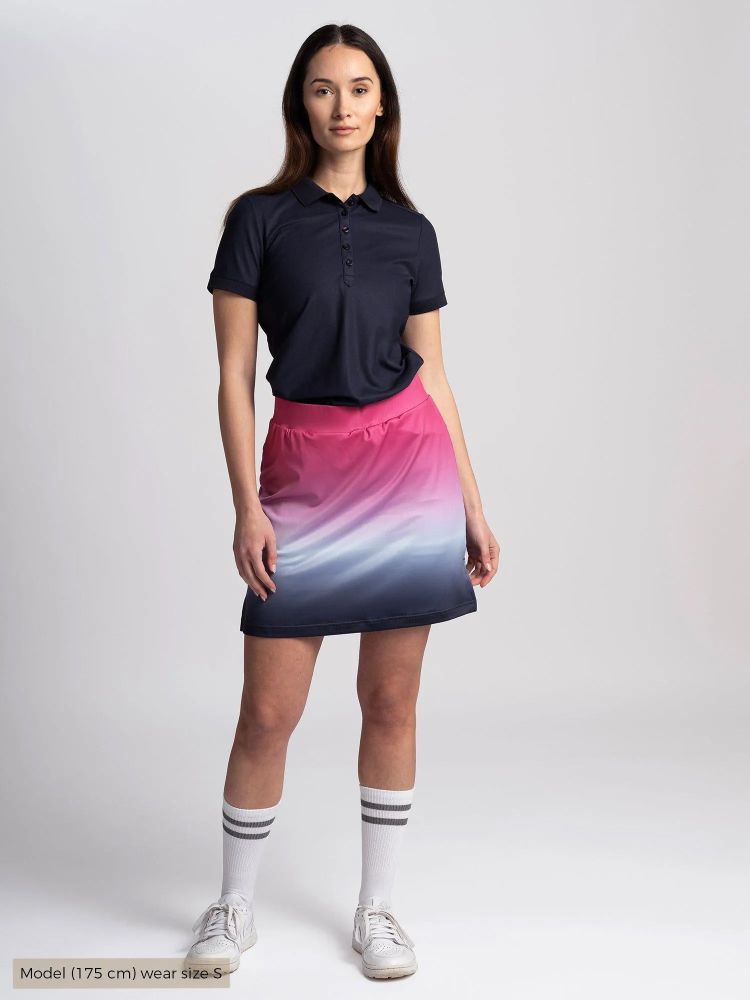 W AMY POLOSHIRT Navy sold by Cross Sportswear