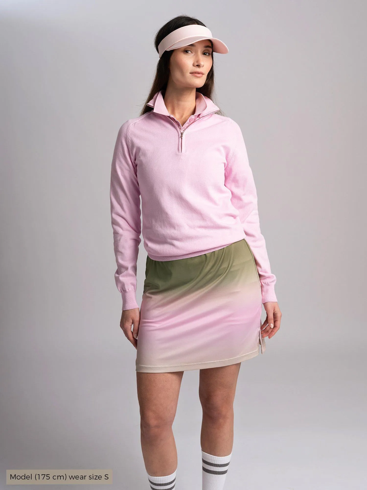 W GRETA 1/2 ZIP Lilac Sachet sold by Cross Sportswear