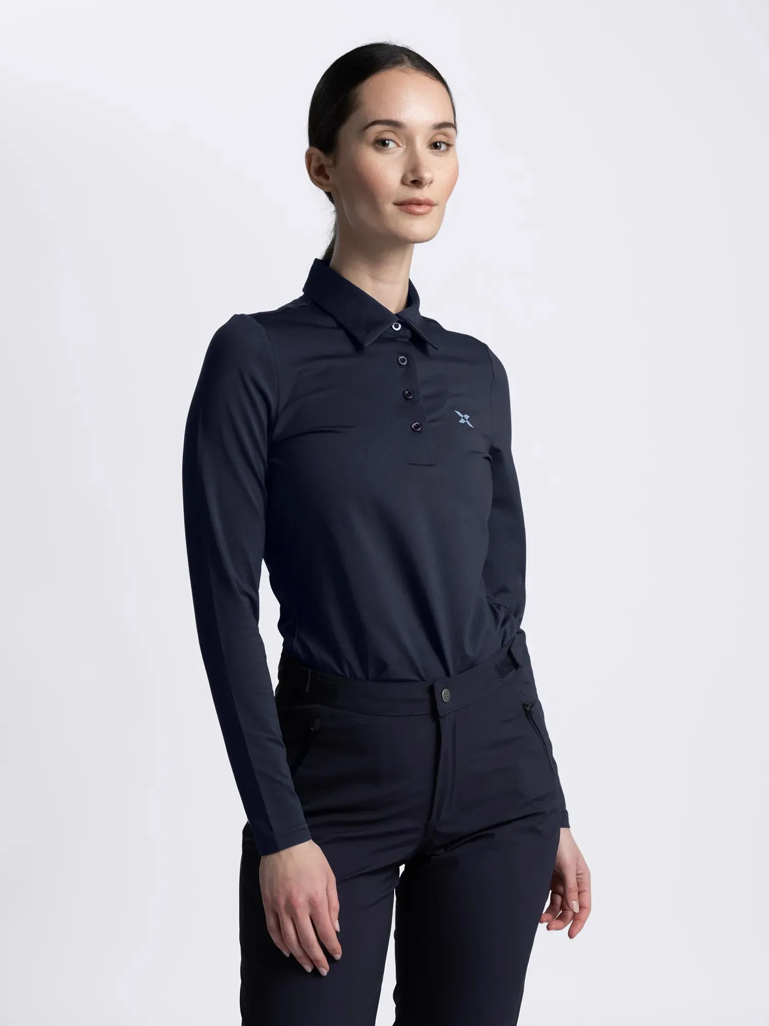 W NIKKI POLOSHIRT Navy sold by Cross Sportswear product image thumbnail 2