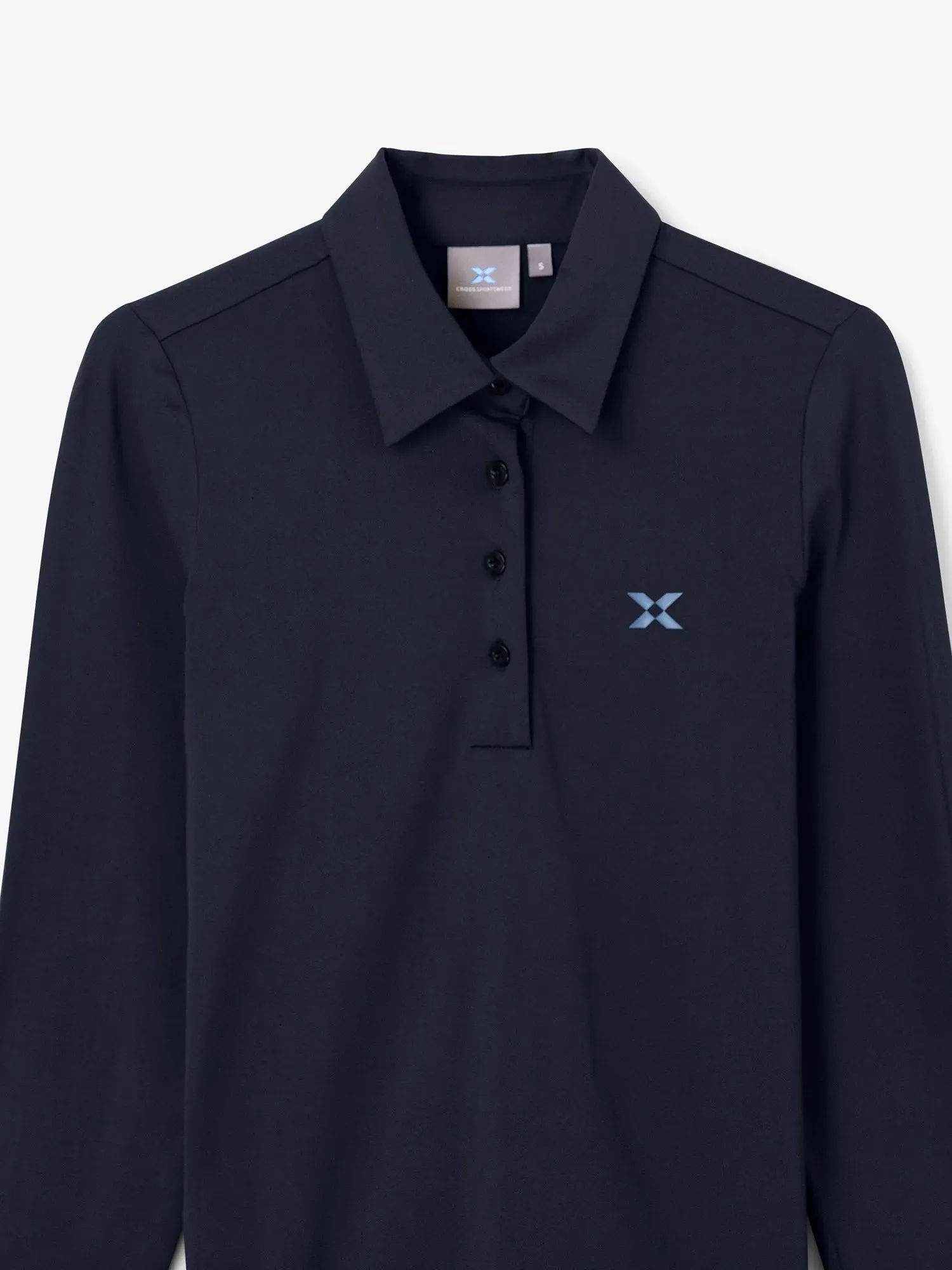 W NIKKI POLOSHIRT Navy sold by Cross Sportswear product image thumbnail 3