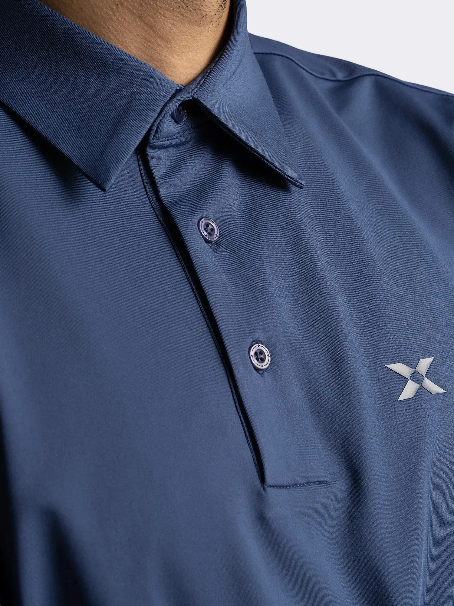 M NICK POLOSHIRT Ensign Blue sold by Cross Sportswear product image thumbnail 4