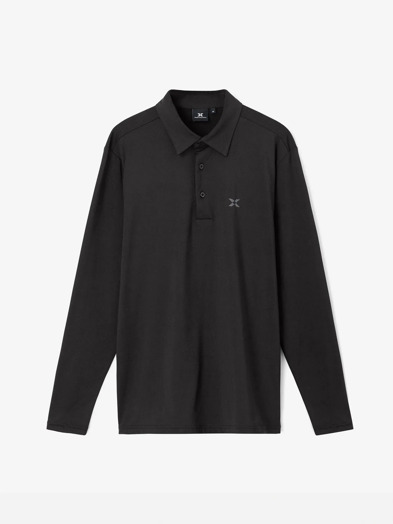M NICK POLOSHIRT Black sold by Cross Sportswear