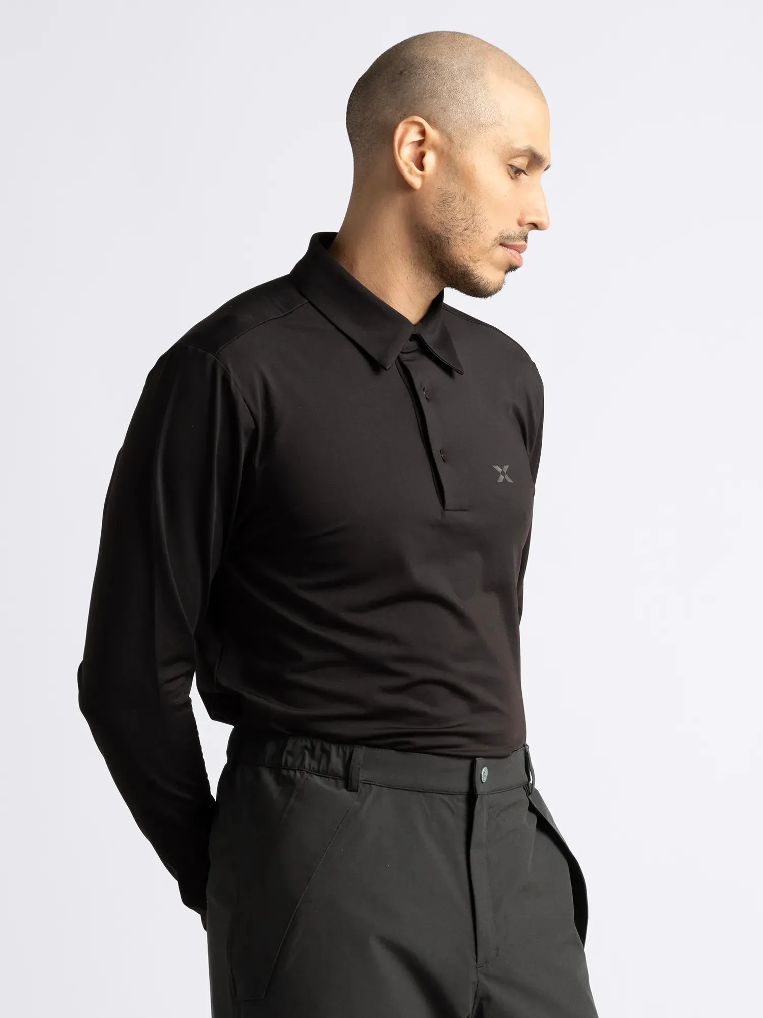 M NICK POLOSHIRT Black sold by Cross Sportswear product image thumbnail 5