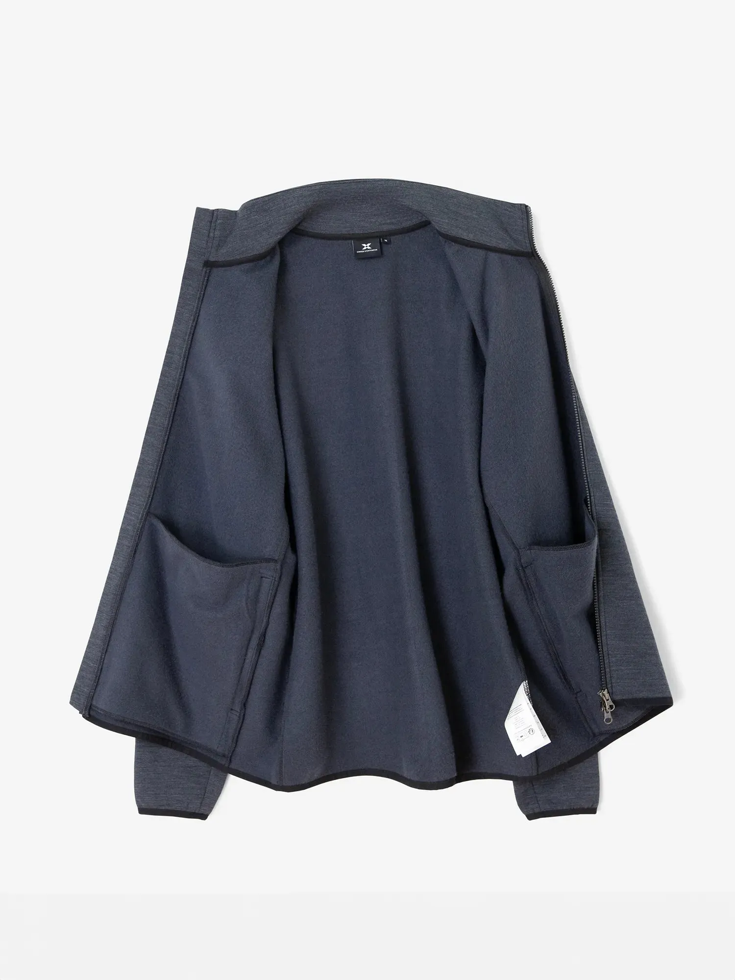 M MATT FULL ZIP Mid Grey sold by Cross Sportswear product image thumbnail 3