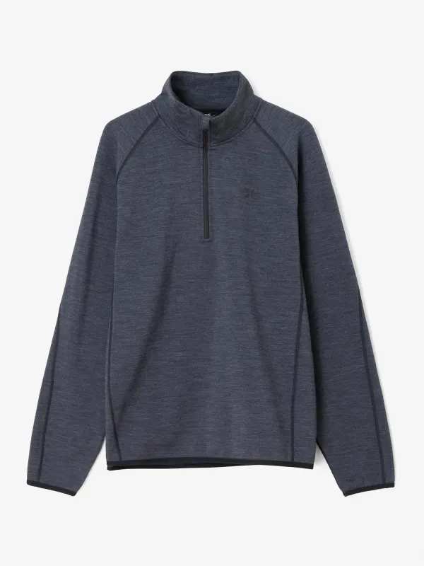 M JUSTIN 1/2 ZIP Mid Grey sold by Cross Sportswear