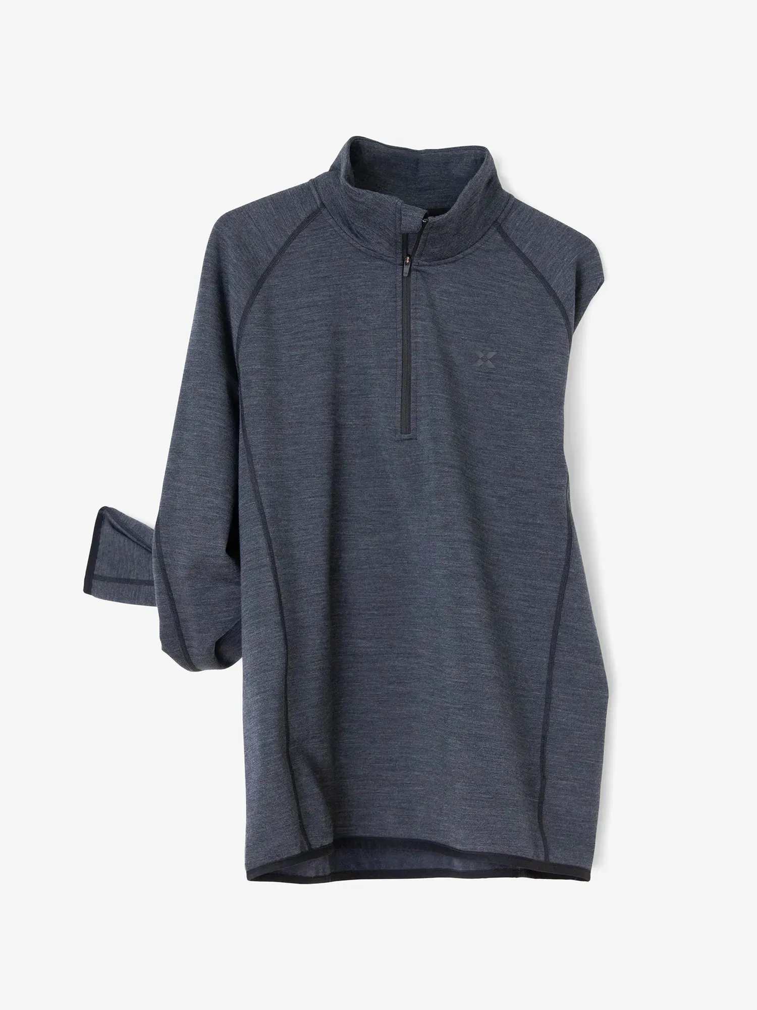 M JUSTIN 1/2 ZIP Mid Grey sold by Cross Sportswear product image thumbnail 5