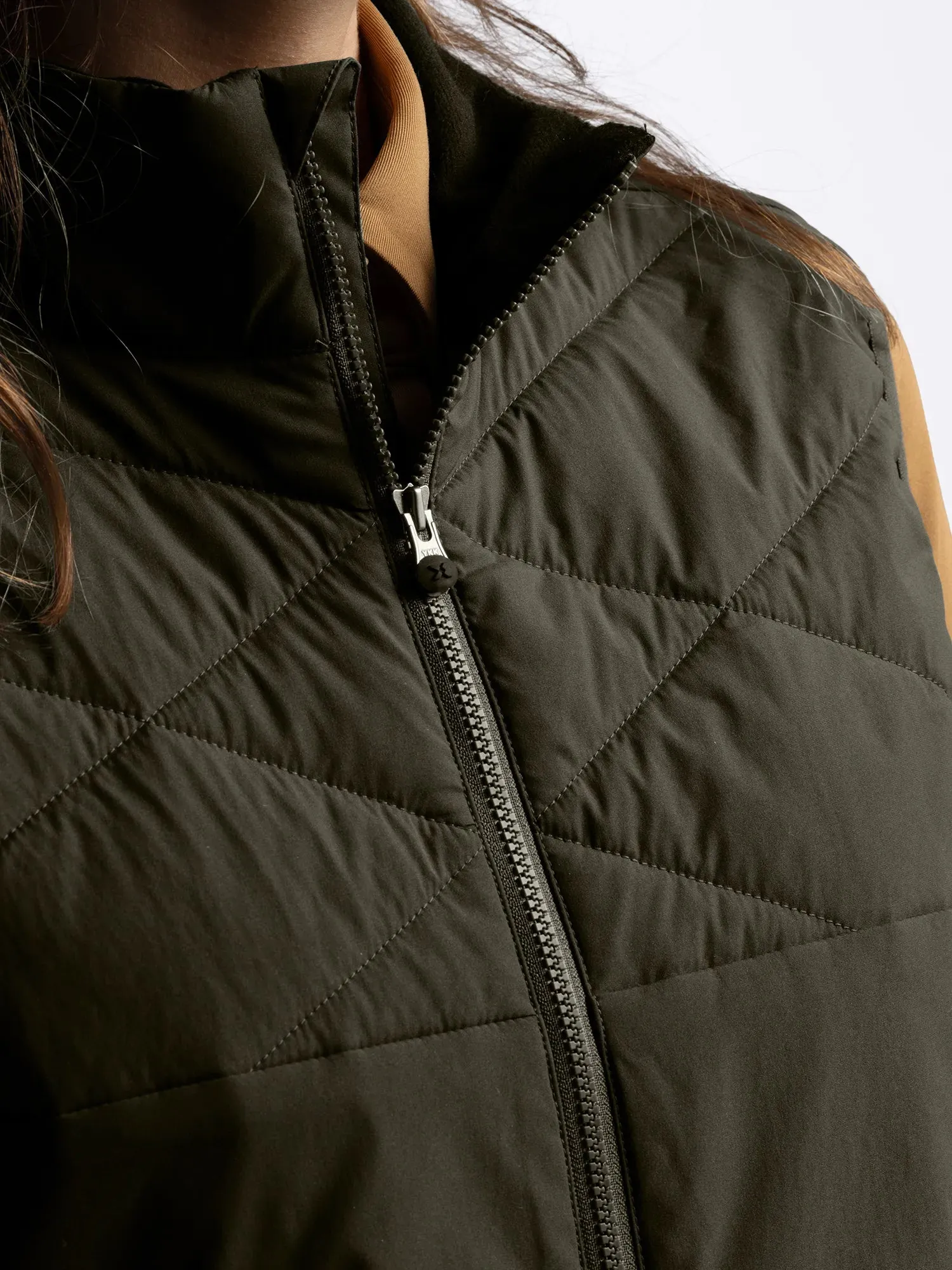 W CREEK WIND VEST Dark Pine sold by Cross Sportswear product image thumbnail 4