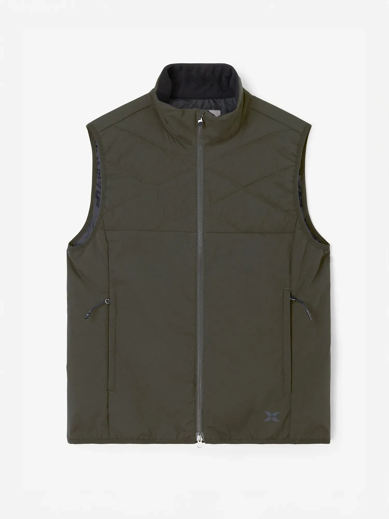 W CREEK WIND VEST Dark Pine sold by Cross Sportswear