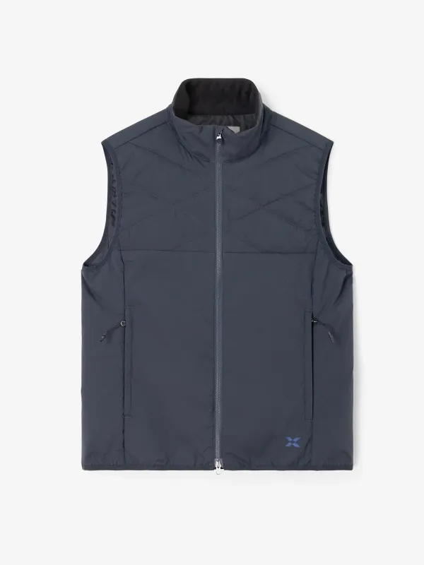 W CREEK WIND VEST Navy sold by Cross Sportswear