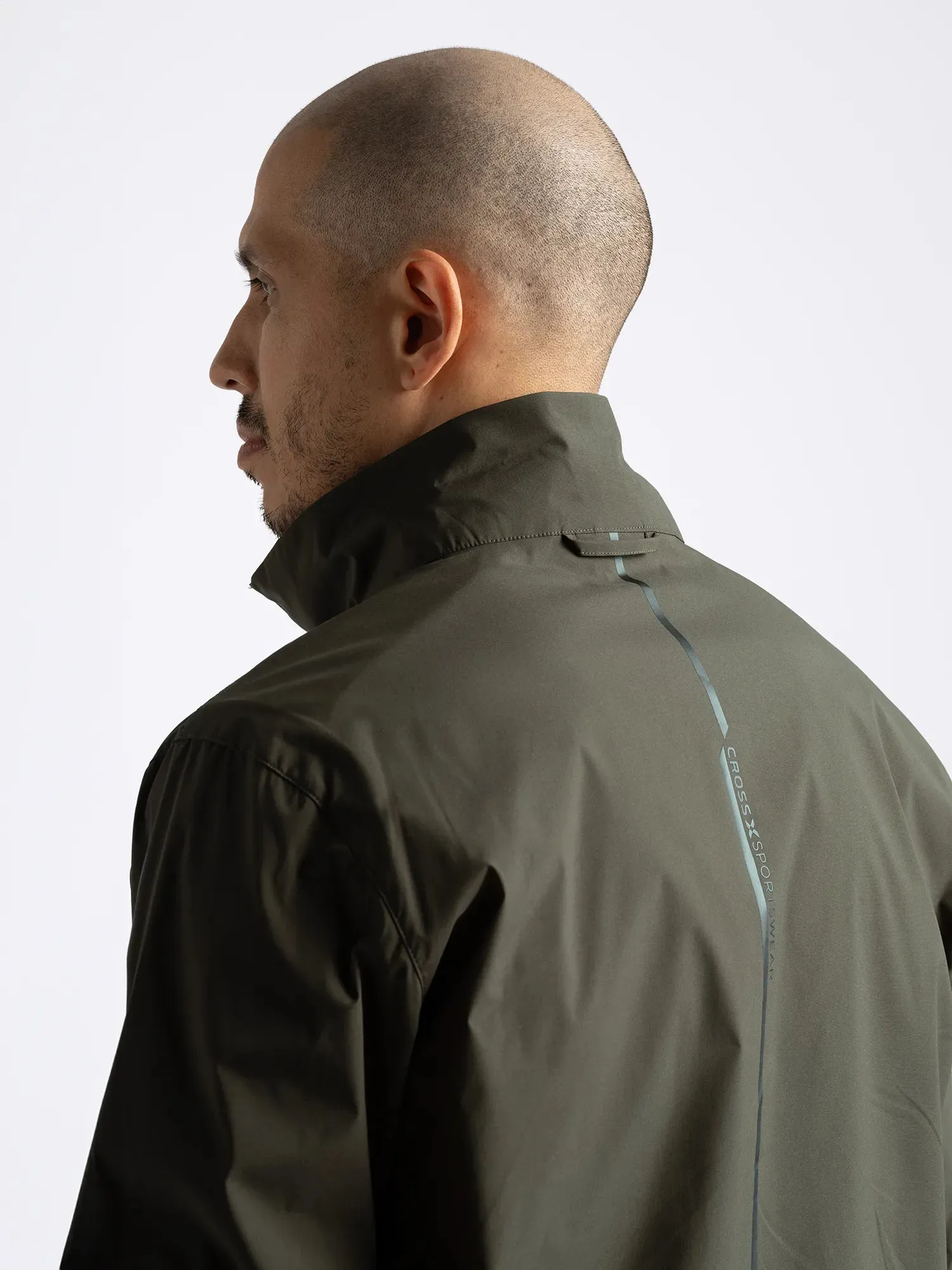 M ESSEX WINDBREAKER Dark Pine sold by Cross Sportswear product image thumbnail 4