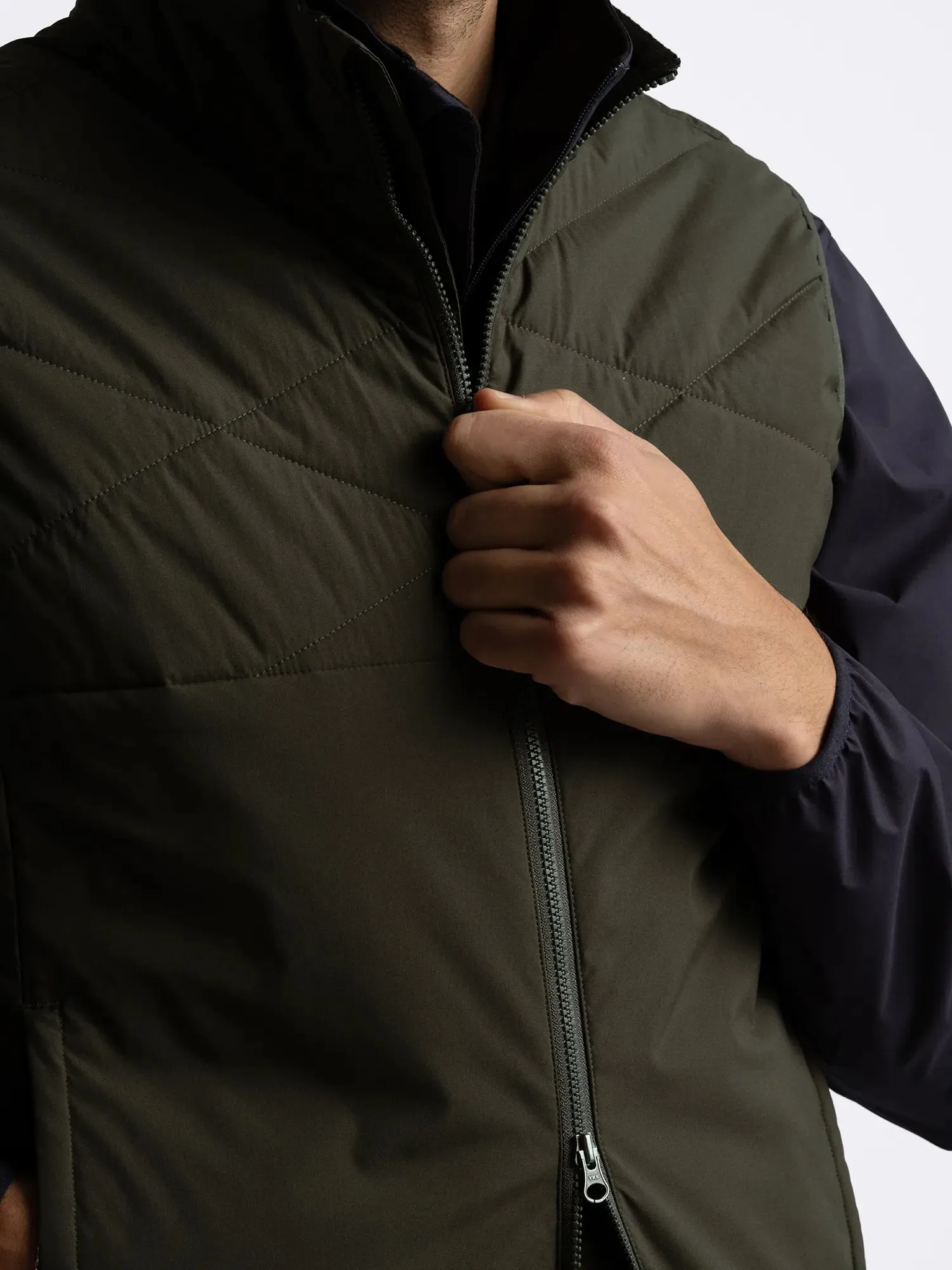 M CREEK WIND VEST Dark Pine sold by Cross Sportswear product image thumbnail 5