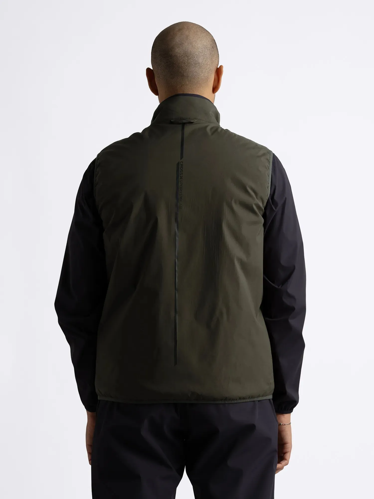 M CREEK WIND VEST Dark Pine sold by Cross Sportswear product image thumbnail 3