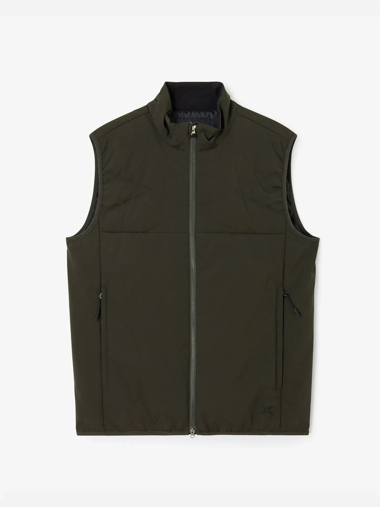M CREEK WIND VEST Dark Pine sold by Cross Sportswear