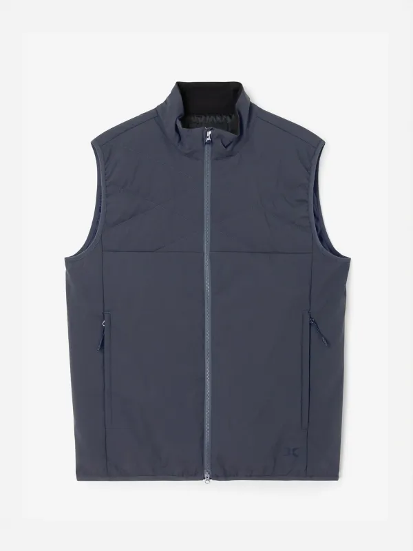M CREEK WIND VEST Navy sold by Cross Sportswear