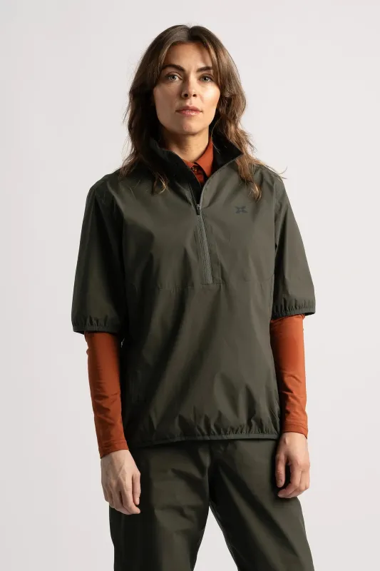 W PINE WINDBREAKER DARK PINE made by Cross Sportswear