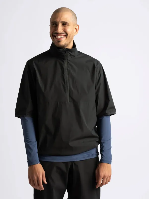 M PINE WINDBREAKER BLACK made by Cross Sportswear