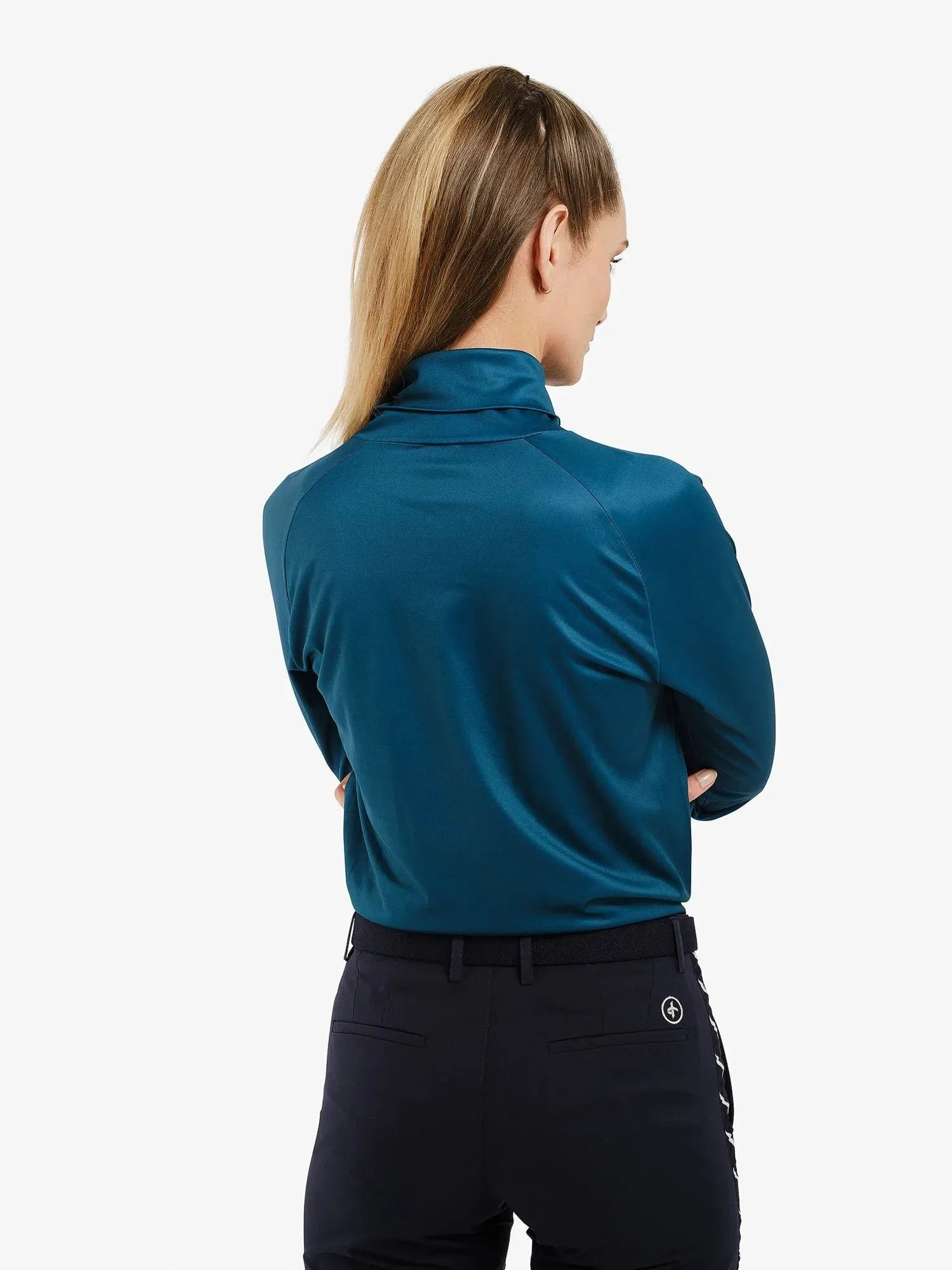 W TURTLE NECK LS DRAGONFLY sold by Cross Sportswear product image thumbnail 3