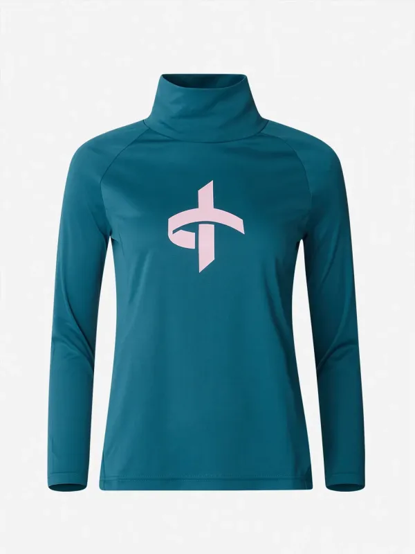 W TURTLE NECK LS DRAGONFLY made by Cross Sportswear