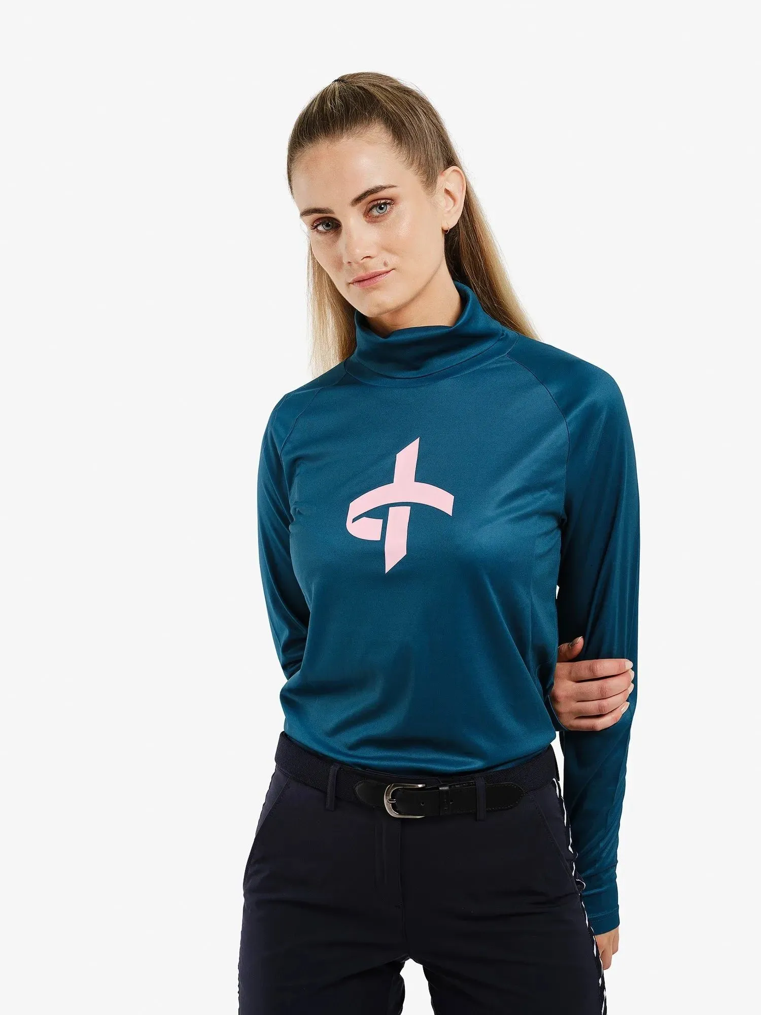 W TURTLE NECK LS DRAGONFLY sold by Cross Sportswear product image thumbnail 2