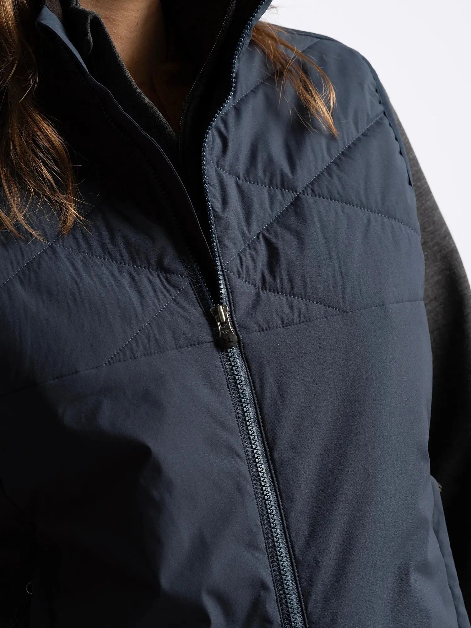 W CREEK WIND VEST NAVY sold by Cross Sportswear product image thumbnail 3