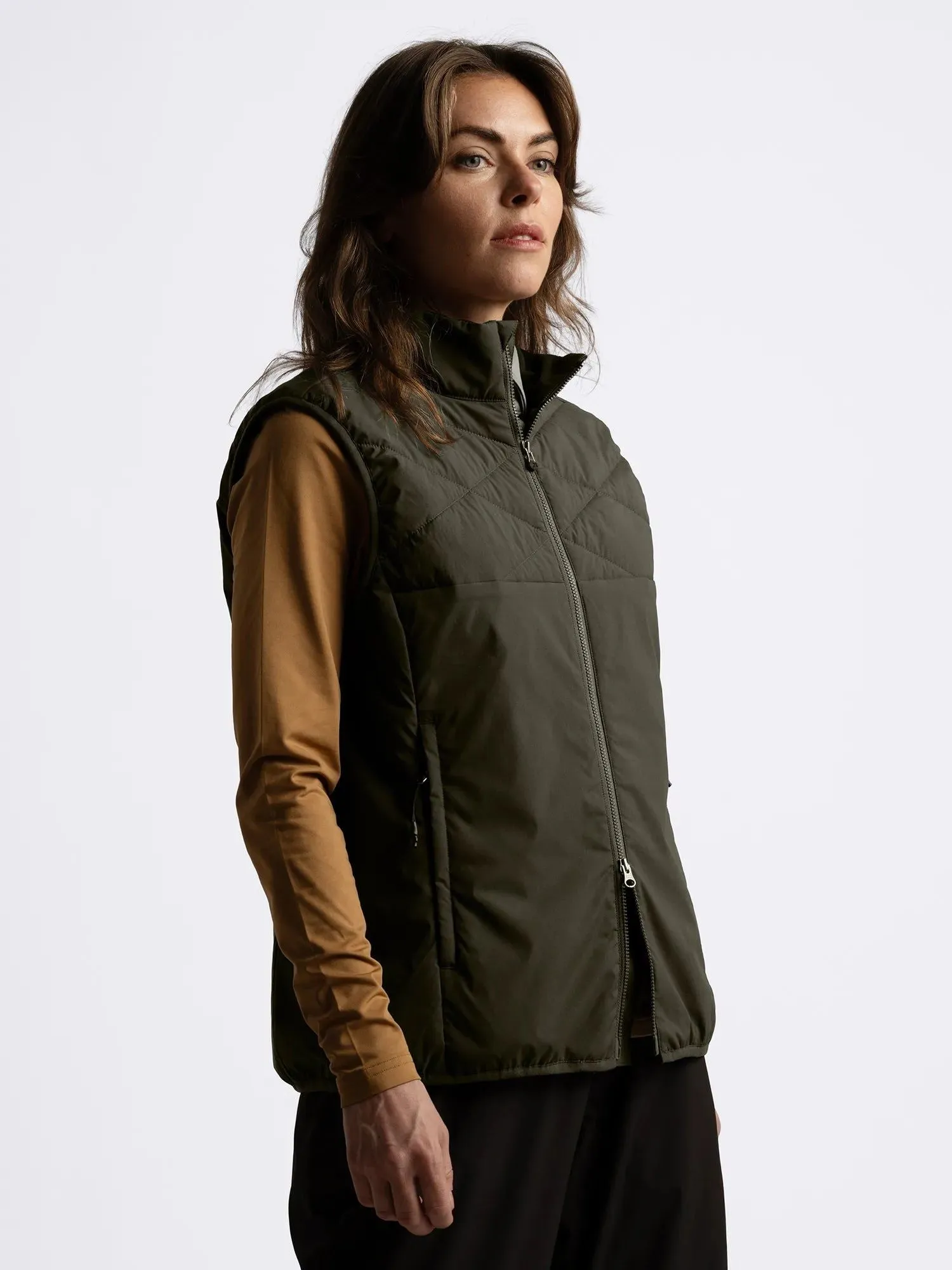 W CREEK WIND VEST DARK PINE sold by Cross Sportswear product image thumbnail 4