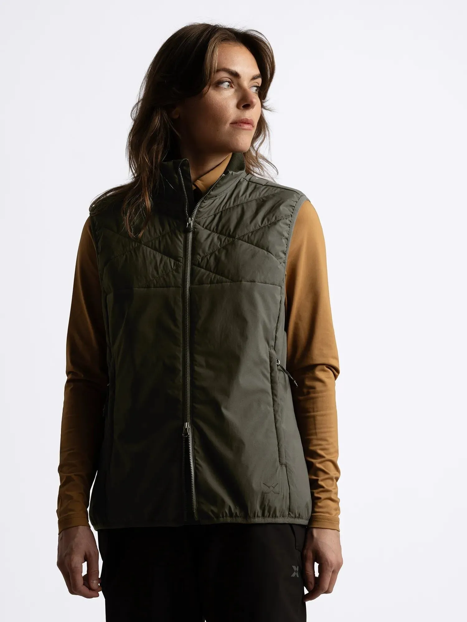 W CREEK WIND VEST DARK PINE sold by Cross Sportswear product image thumbnail 2