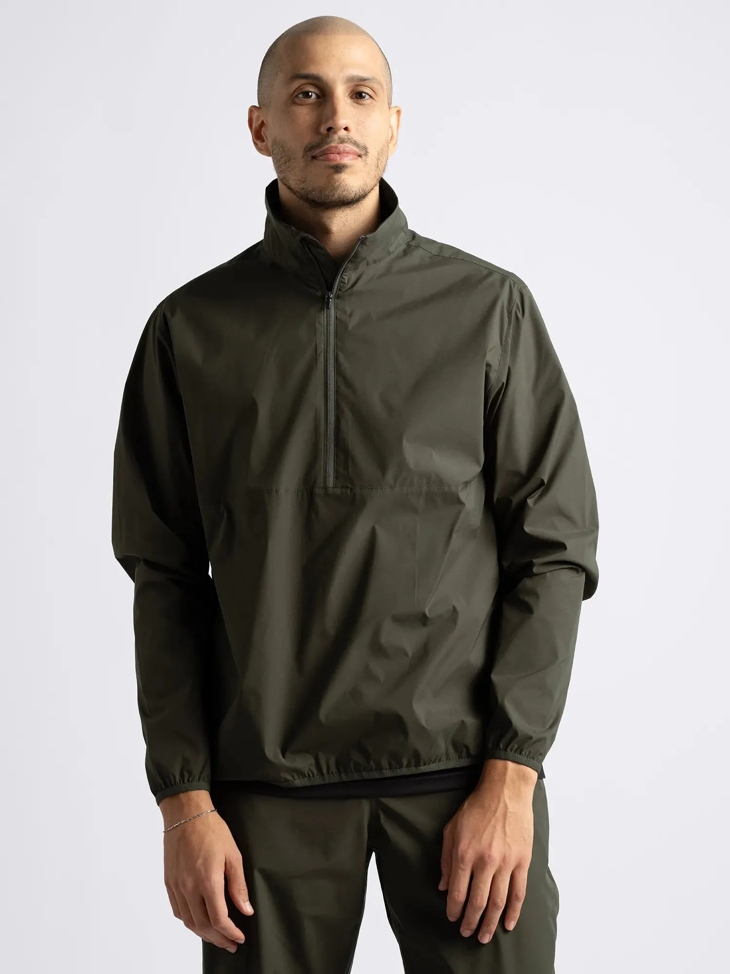 M ESSEX WINDBREAKER DARK PINE sold by Cross Sportswear