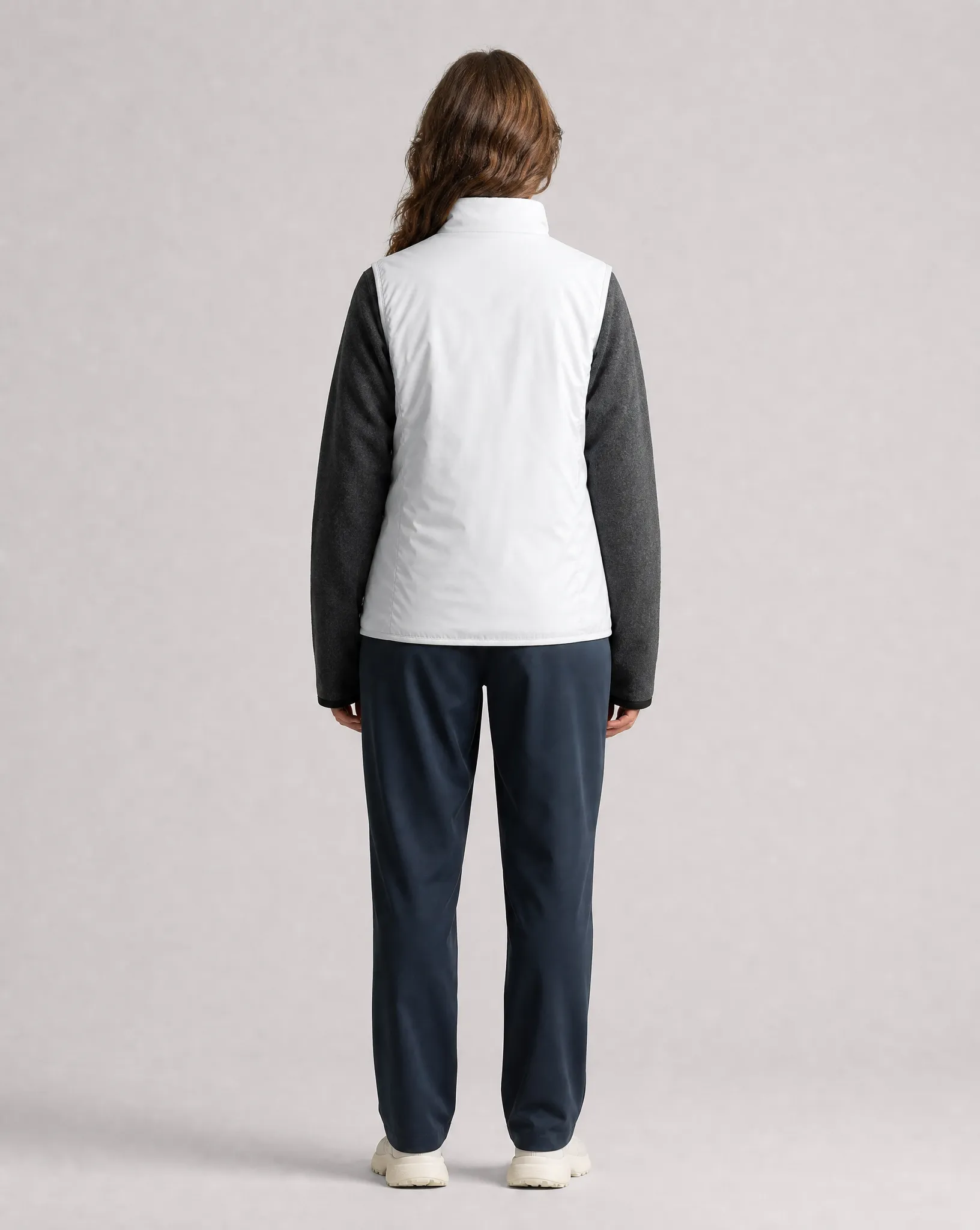 W MERION WIND VEST PALE GREY sold by Cross Sportswear product image thumbnail 3