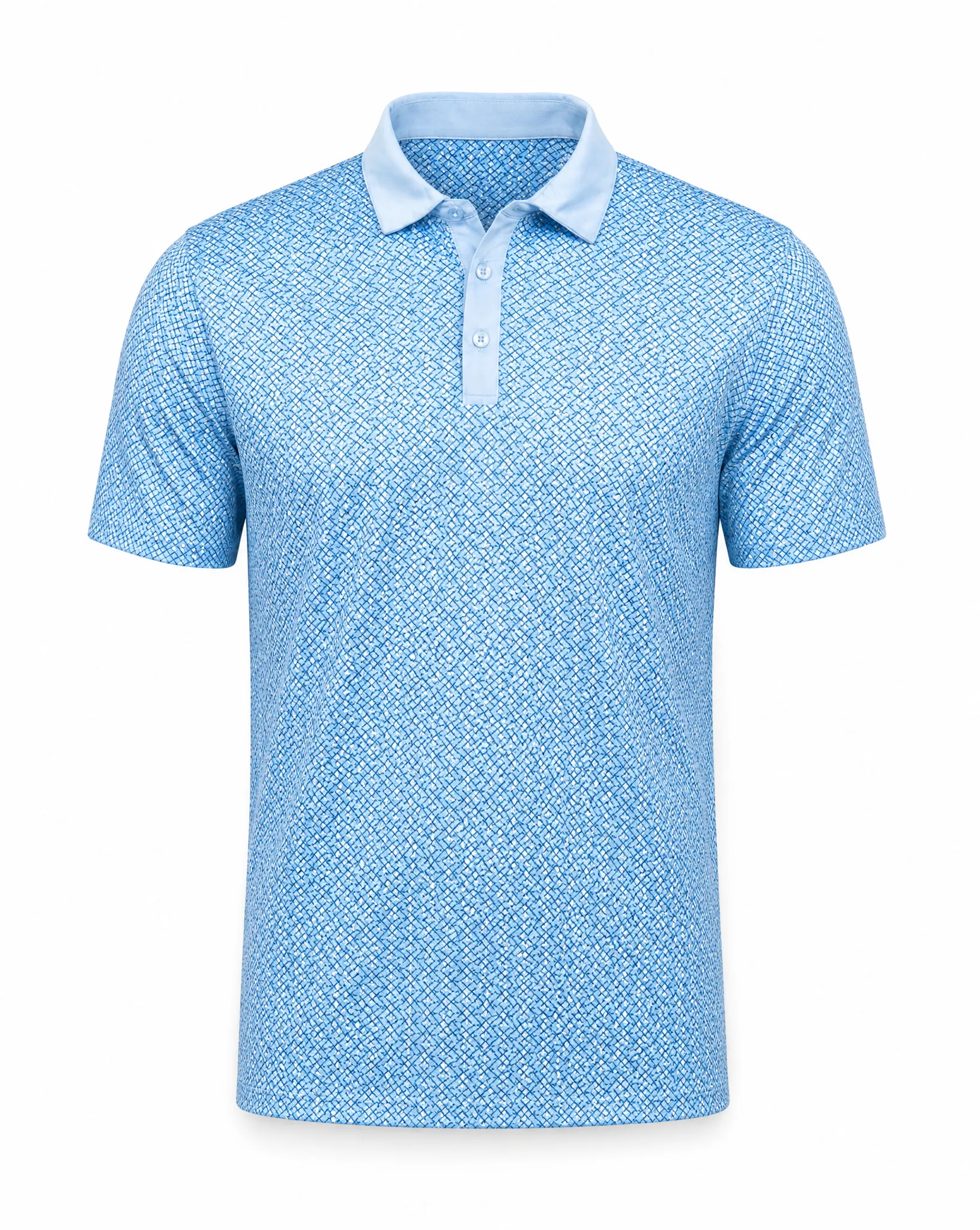 M VINCE POLOSHIRT CHAMBRAY BLUE sold by Cross Sportswear product image thumbnail 3