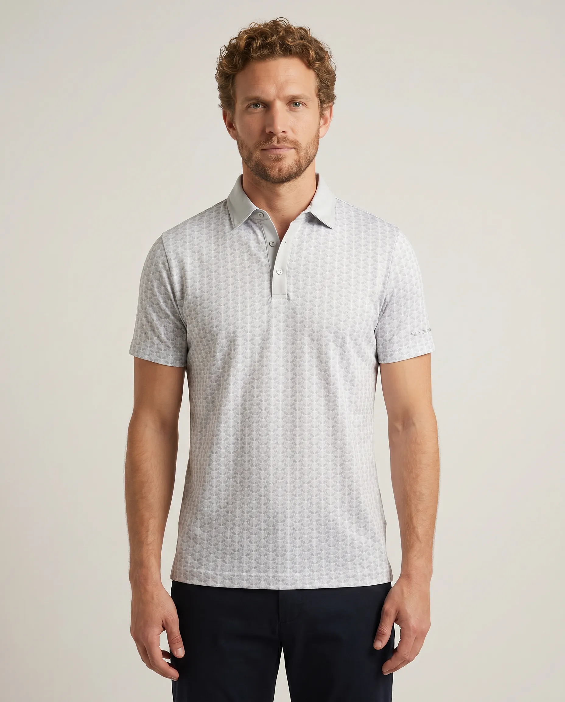 M VINCE POLOSHIRT MIRAGE GRAY sold by Cross Sportswear