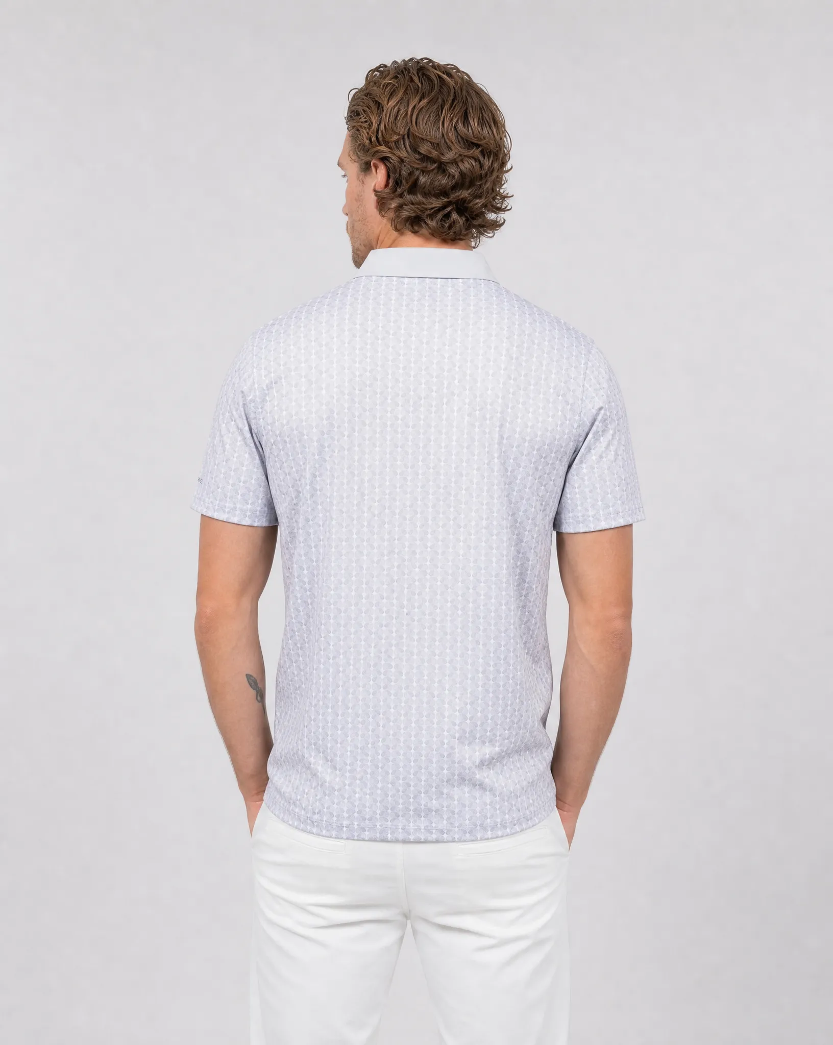 M VINCE POLOSHIRT MIRAGE GRAY sold by Cross Sportswear product image thumbnail 3