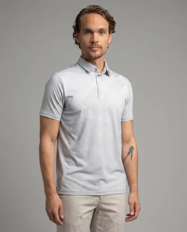M ROBERT POLOSHIRT MIRAGE GRAY made by Cross Sportswear