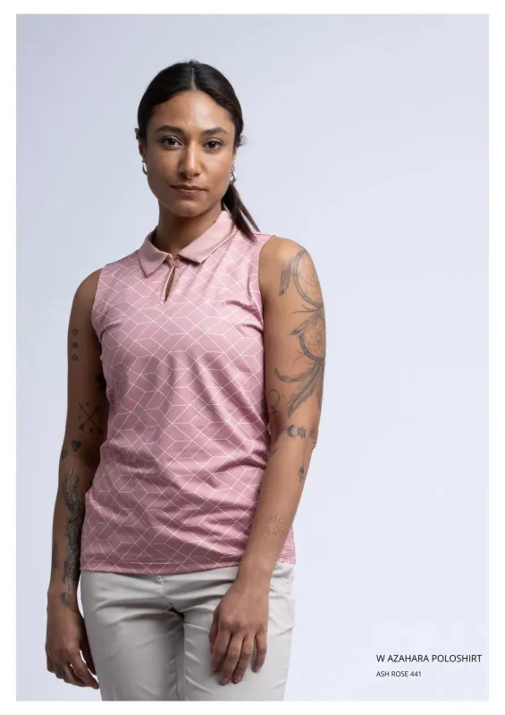 W AZAHARA POLOSHIRT ASH ROSE made by Cross Sportswear