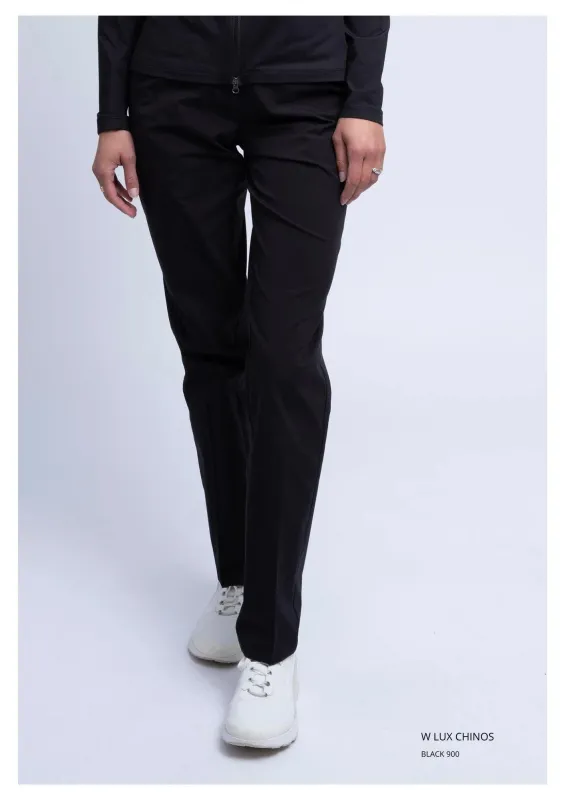 W LUX CHINOS BLACK made by Cross Sportswear