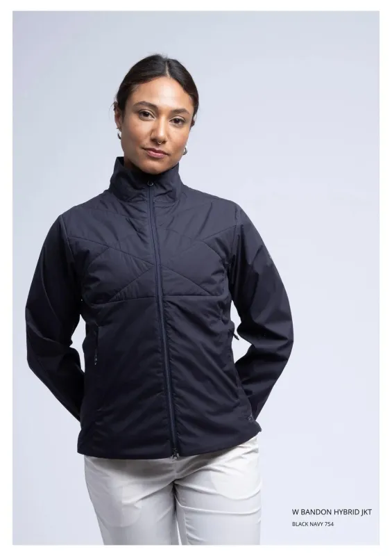 W BANDON HYBRID JKT NAVY 2 made by Cross Sportswear