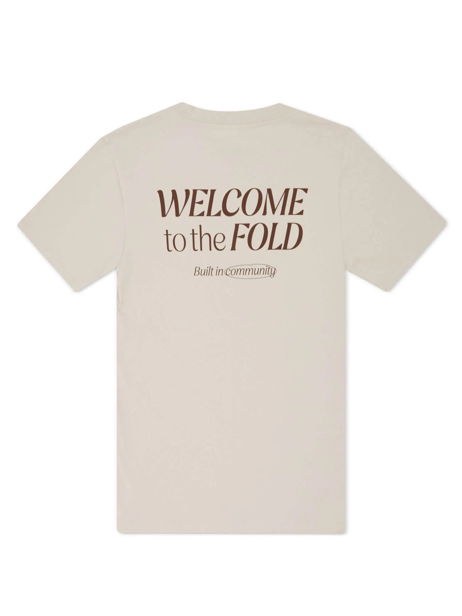 FOLD Women’s Classic Tee - Beige sold by FOLD Reformer product image thumbnail 2
