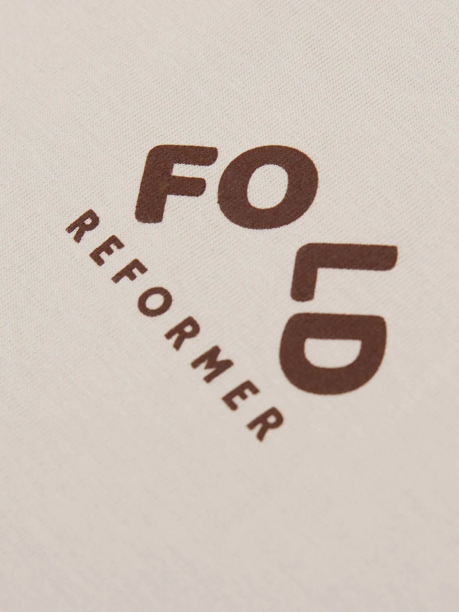 FOLD Women’s Classic Crop Tee - Beige sold by FOLD Reformer product image thumbnail 3