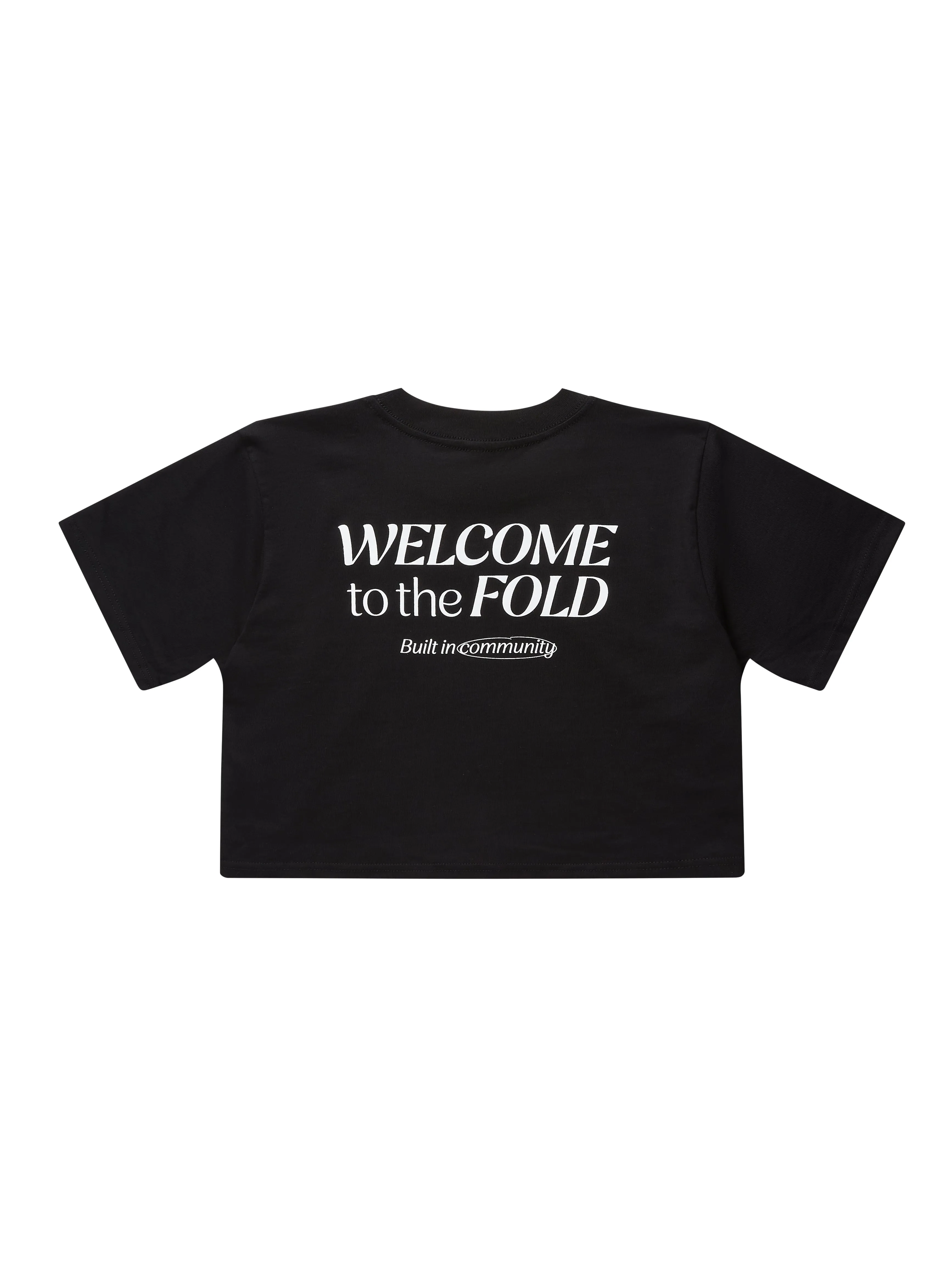 FOLD Women’s Classic Crop Tee - Black sold by FOLD Reformer product image thumbnail 2