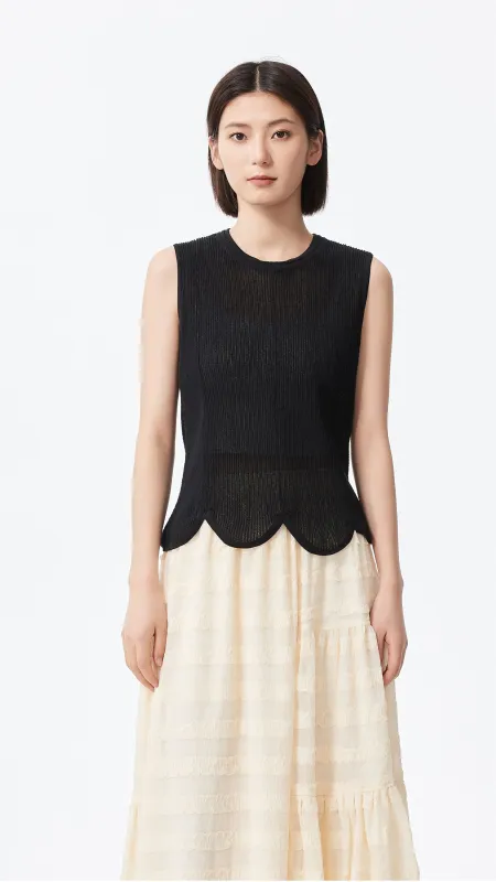 Ottoman Knitted Tank Top sold by INITIAL Fashion